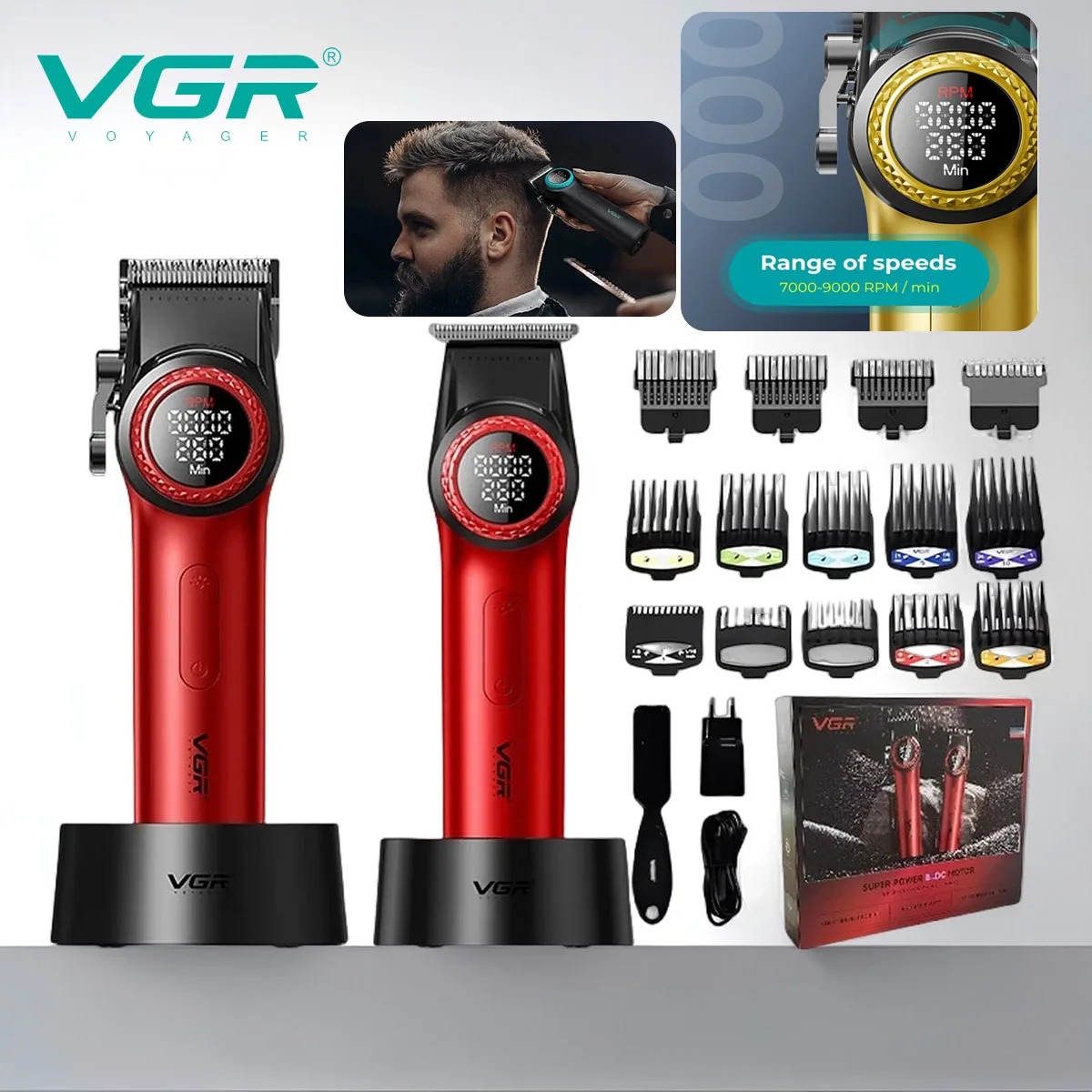 3D Printing Online - VGR 001 977 مجموعة تشذيب الشعر