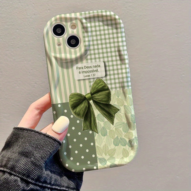 3D Printing Iphone - غطاء هاتف بطبعة شبكة خضراء مع