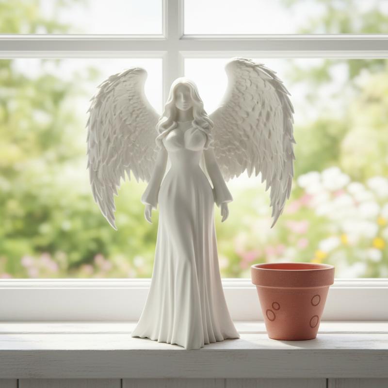 تمثال ملاك مصلي ثلاثي الأبعاد  - مراجعة 3D Printing Mockup وسعره