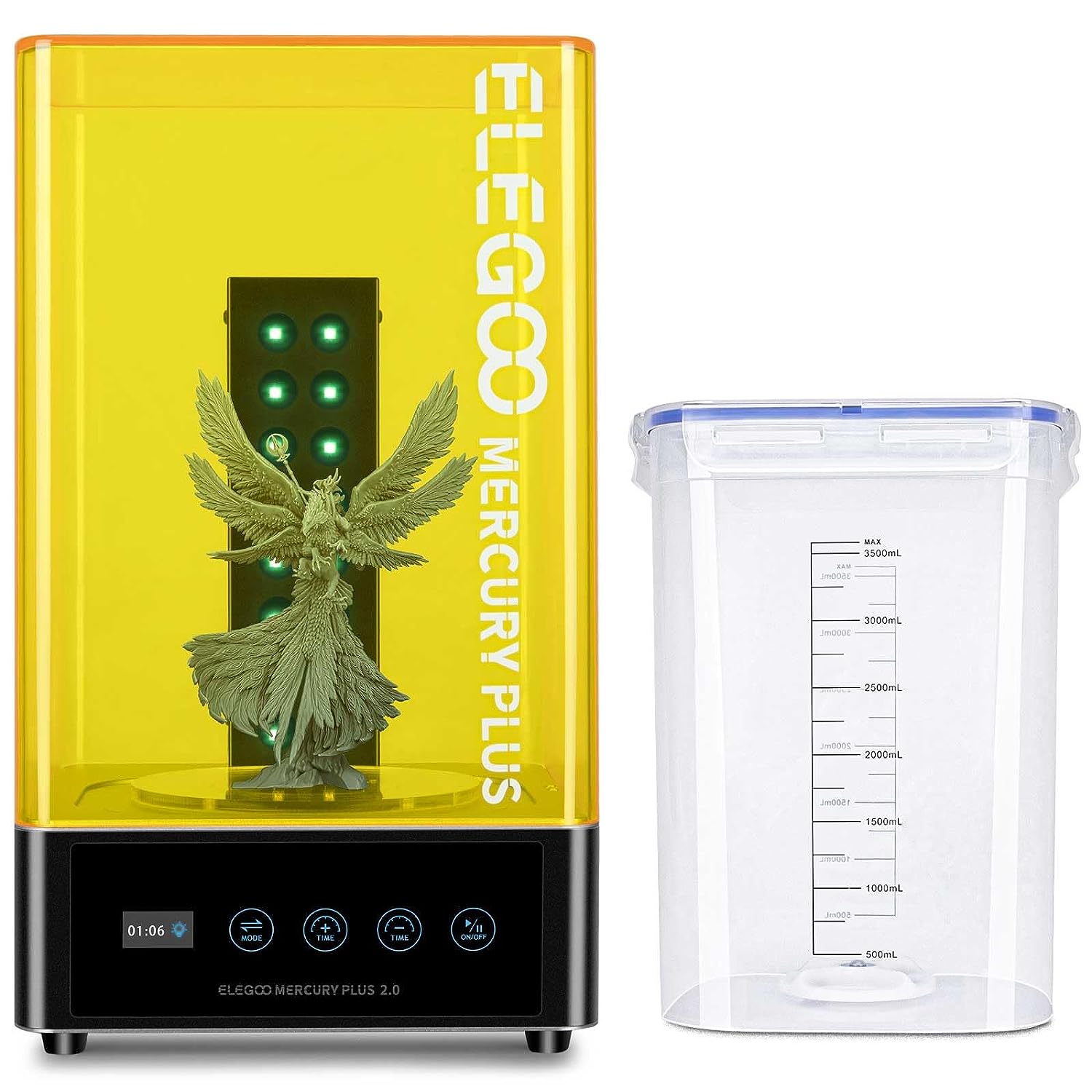 ELEGOO Mercury Plus 2.0 محطة غ - مراجعة 3D Printing Sla وسعره