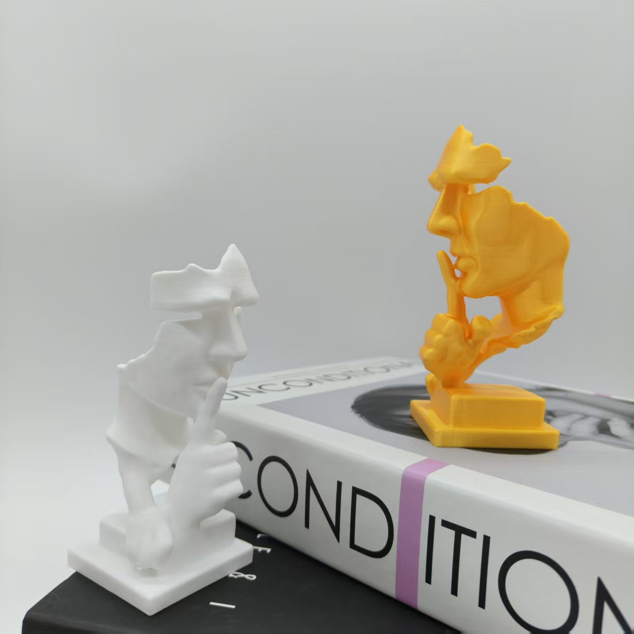 تمثال المفكر، الصمت هو تمثال ف - مراجعة 3D Printing Mockup وسعره