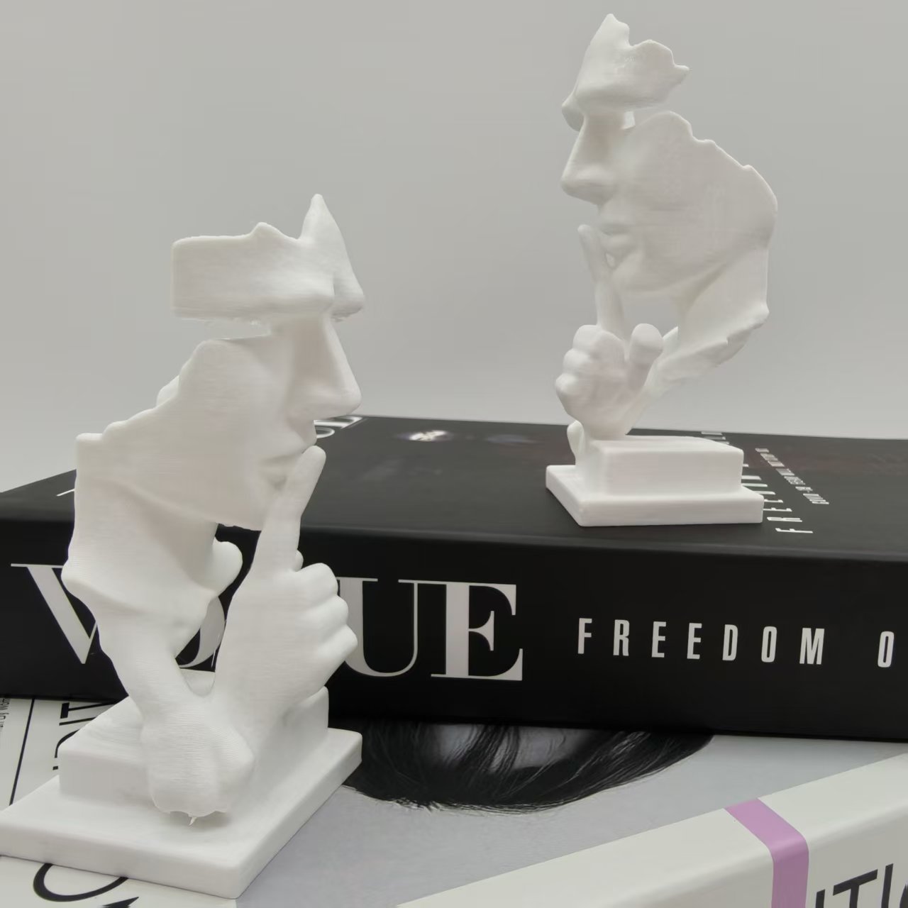 تمثال المفكر، الصمت هو تمثال ف - مراجعة 3D Printing Mockup وسعره