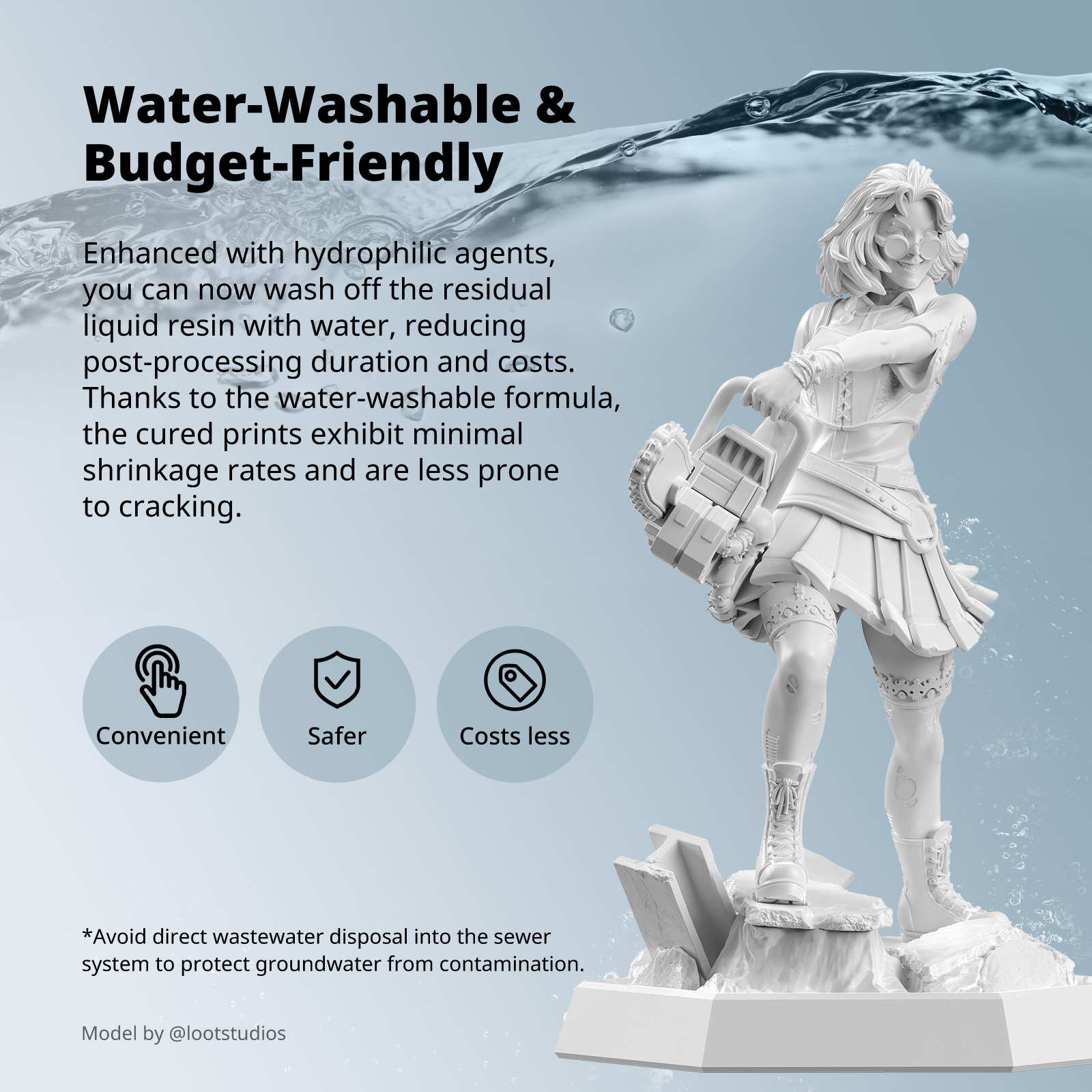 ANYCUBIC يمكن غسلها بالماء مثل - مراجعة 3D Printing Sla وسعره