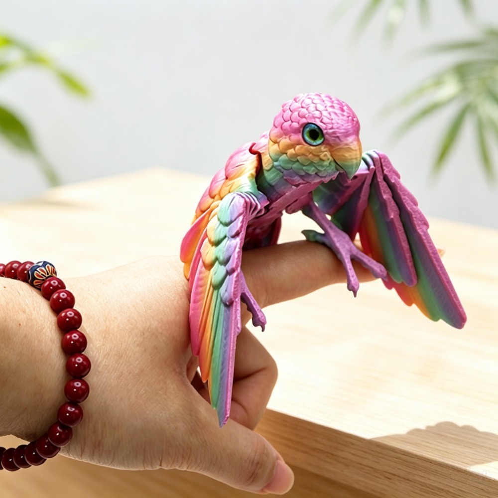 نموذج ببغاء لطيف مطبوع بتقنية  - مراجعة 3D Printing Mockup وسعره