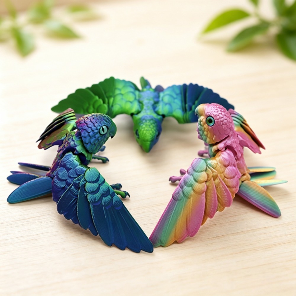 نموذج ببغاء لطيف مطبوع بتقنية  - مراجعة 3D Printing Mockup وسعره