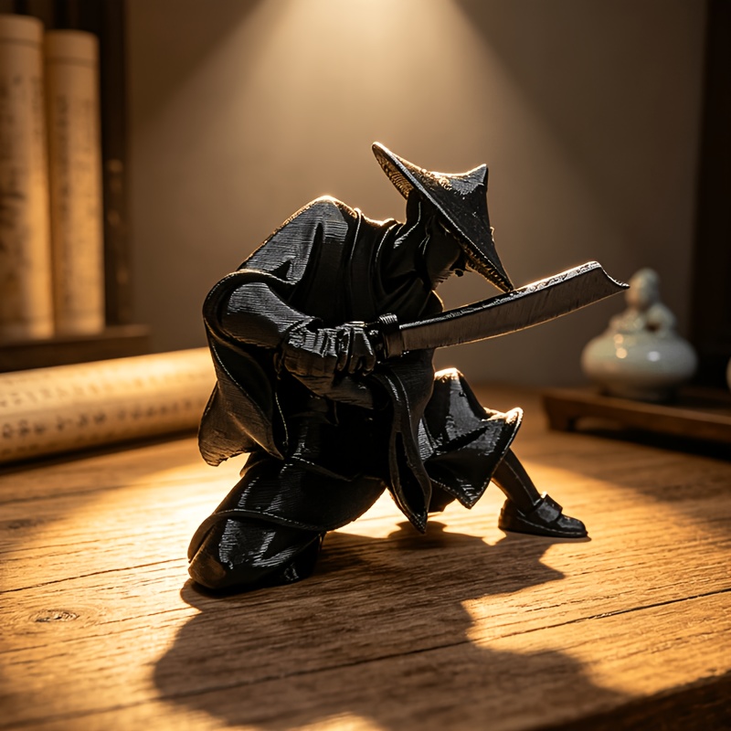 تمثال ساموراي ياباني تقليدي صغ - مراجعة 3D Printing Mockup وسعره