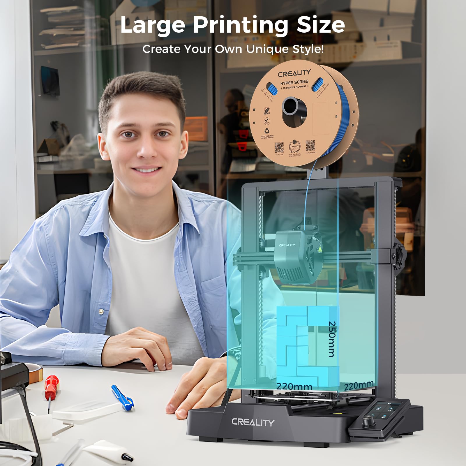 CREALITY Ender-3 V3 SE طابعة ث - مراجعة 3D Printing Online وسعره