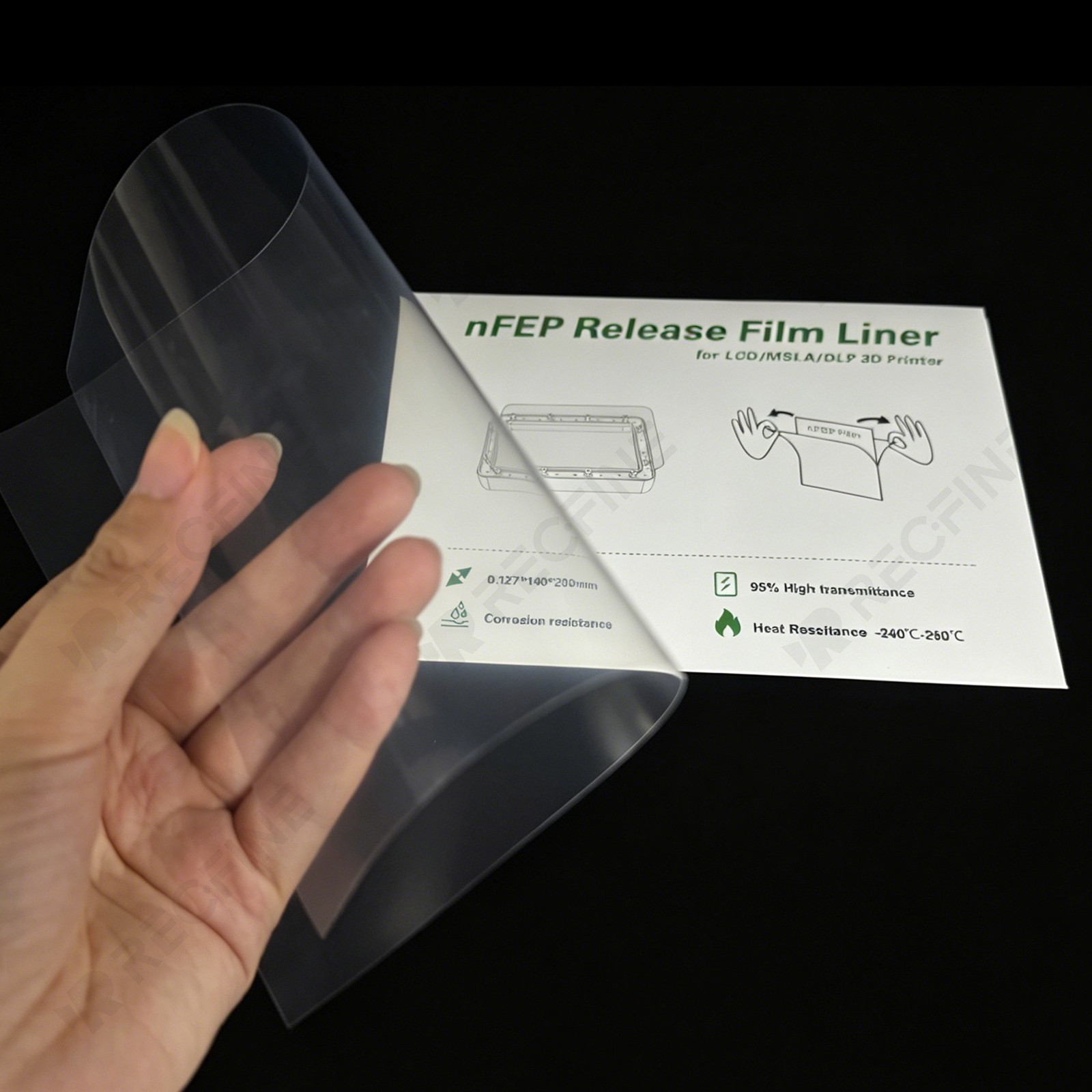 2 أو 5 قطع من أفلام FEP و NFEP - مراجعة Resin Vat Film Replacement وسعره