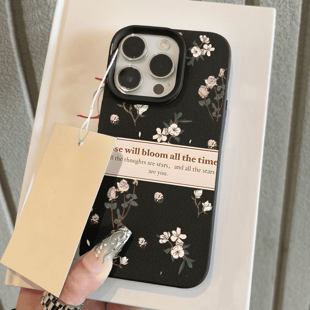 غطاء هاتف بطباعة الزهور لآيفون - مراجعة 3D Printing Iphone وسعره