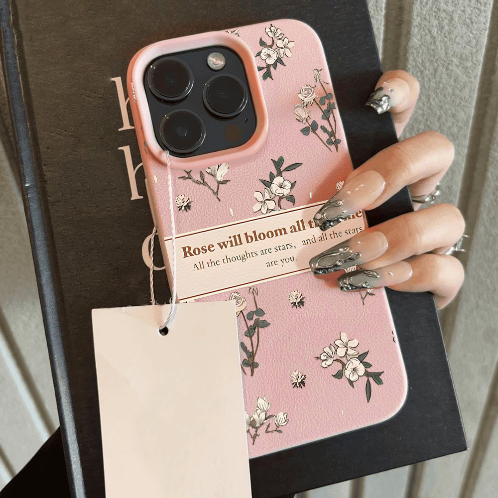 غطاء هاتف بطباعة الزهور لآيفون - مراجعة 3D Printing Iphone وسعره