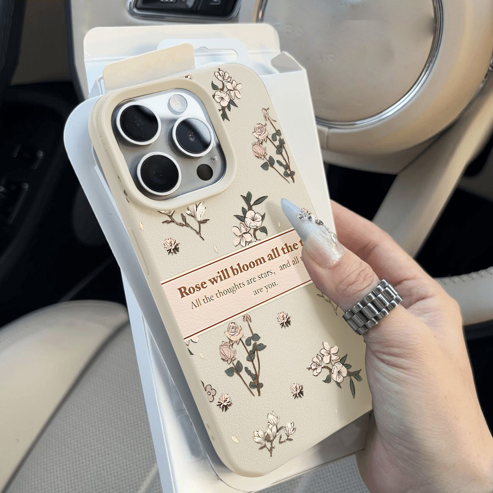 غطاء هاتف بطباعة الزهور لآيفون - مراجعة 3D Printing Iphone وسعره
