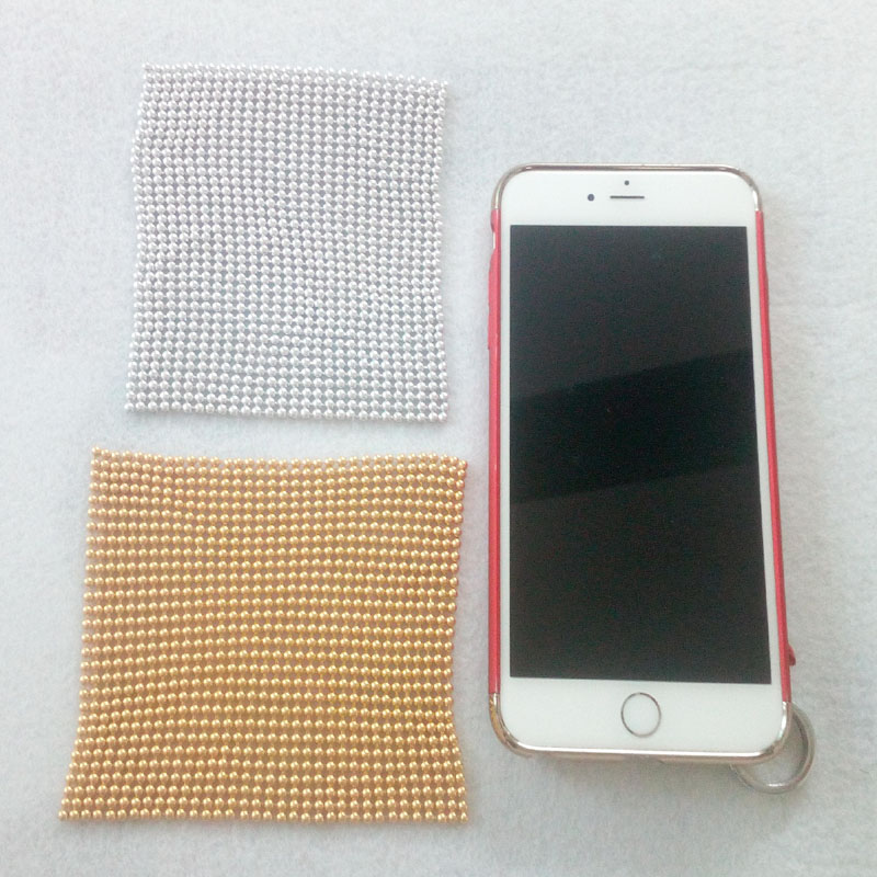 نسيج شبكي معدني مع لؤلؤ ذهبي و - مراجعة 3D Printing On Fabric وسعره