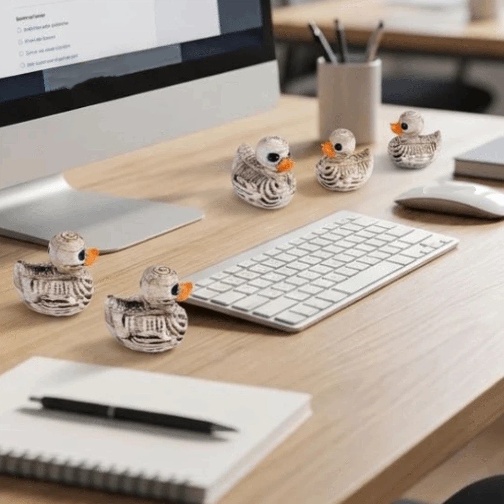 تمثال بطة على شكل هيكل عظمي بأ - مراجعة 3D Printing Mockup وسعره